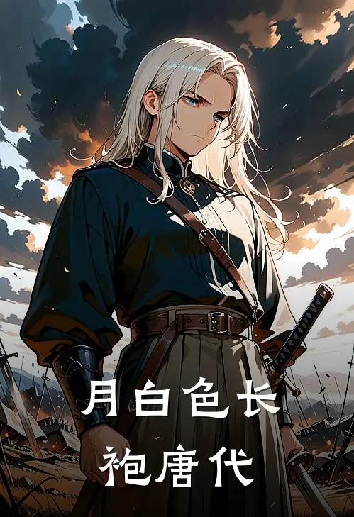 月白色长袍唐代